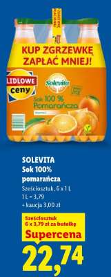 Solevita Sok 100% pomarańcza