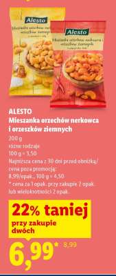ALESTO Mieszanka orzechów nerkowca i orzeszków ziemnych