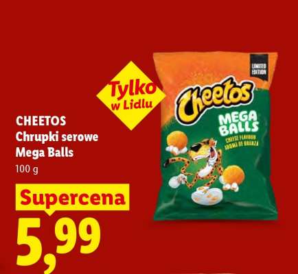 CHEETOS Chrupki serowe Mega Balls