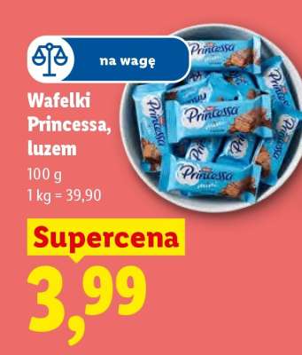 Wafelki Princessa, luzem