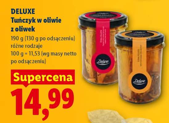 DELUXE Tuńczyk w oliwie z oliwek*