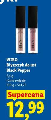 WIBO Błyszczyk do ust Black Pepper