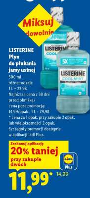 LISTERINE Płyn do płukania jamy ustnej