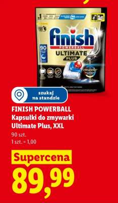 FINISH POWERBALL Kapsułki do zmywarki Ultimate Plus, XXL