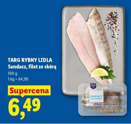 SANDACZ FILET ZE SKÓRĄ