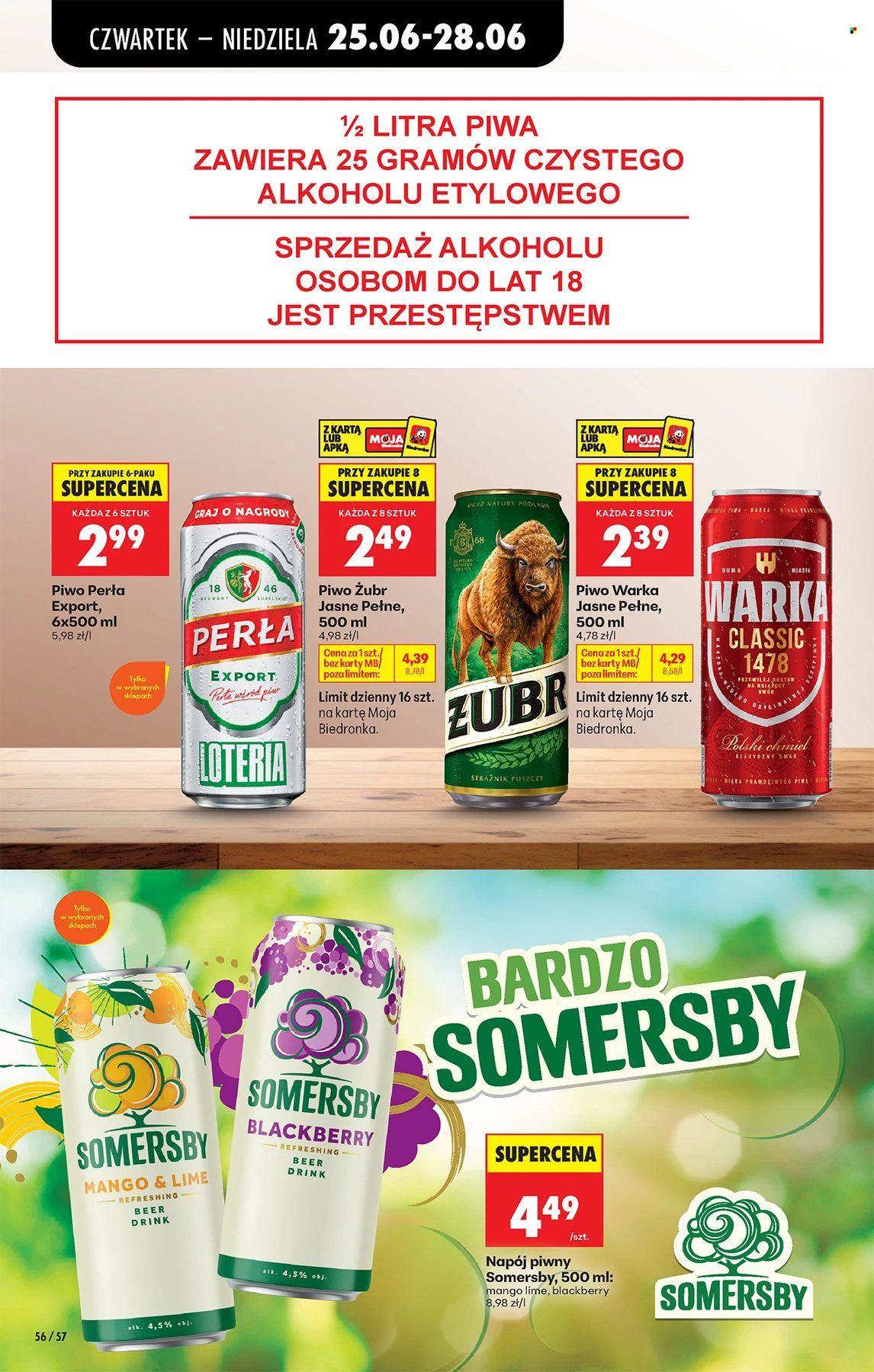 Leták Biedronka - 25.6.2026 - 1.7.2026. Strana 56