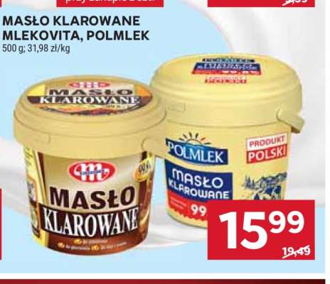 Masło klarowane Mlekovita, Polmlek