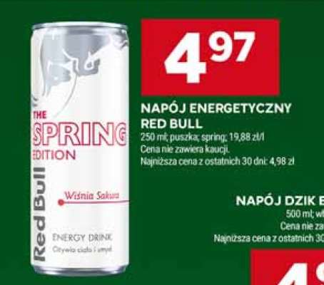 Napój energetyczny RED BULL