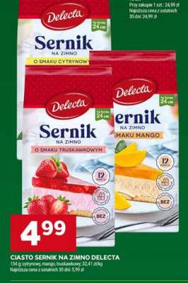 Ciasto Sernik na Zimno Delecta
