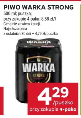 Piwo WARKA STRONG