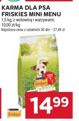 Karma dla psa Friskies Mini Menu