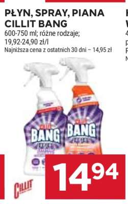 Płyn, spray, piana Cillit Bang