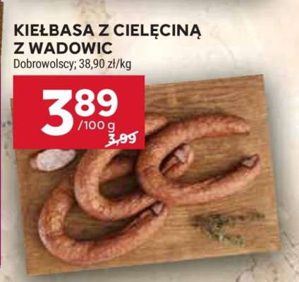 Kiełbasa z cielęciną z Wadowic