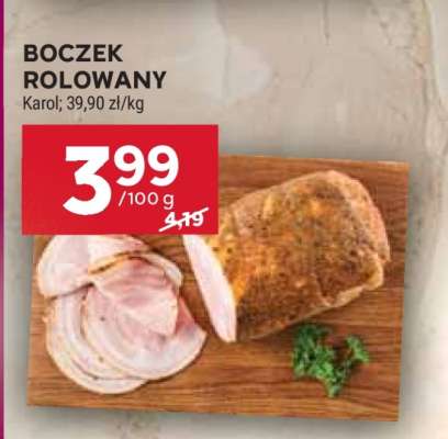 Boczek rolowany