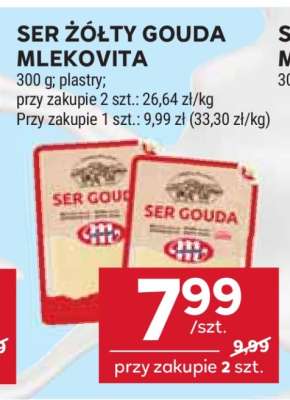 Ser żółty gouda Mlekovita