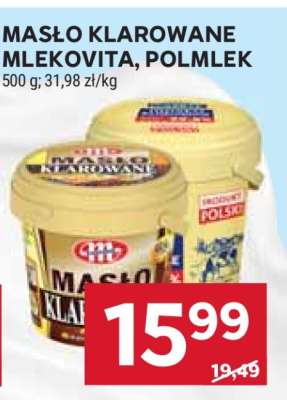 Masło klarowane Mlekovita, Polmlek