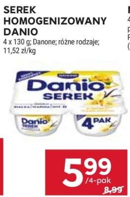 Serek homogenizowany DANIO