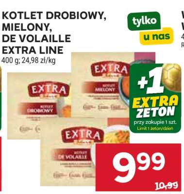 Kotlet drobiowy, mielony, de volaille Extra Line