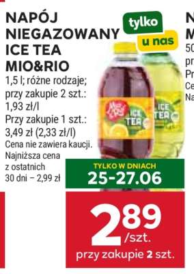Napój Niegazowany Ice Tea Mio & Rio