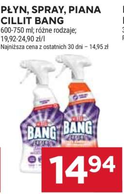Płyn, spray, piana Cillit Bang