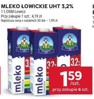 Mleko łowickie UHT 3,2%