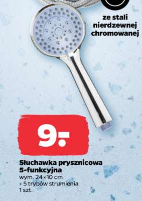 Słuchawka prysznicowa 5-funkcyjna