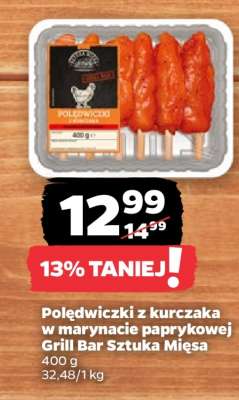 Polędwiczki z kurczaka w marynacie paprykowej Grill Bar Sztuka Mięsa