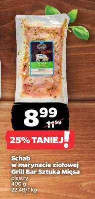 Schab w marynacie ziołowej Grill Bar Sztuka Mięsa
