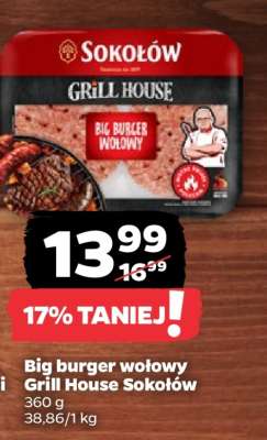 Big burger wołowy Grill House Sokołów