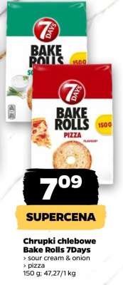 Chrupki chlebowe Bake Rolls 7Days