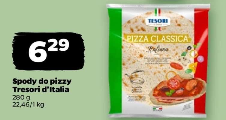 Spody do pizzy Tresori d’Italia