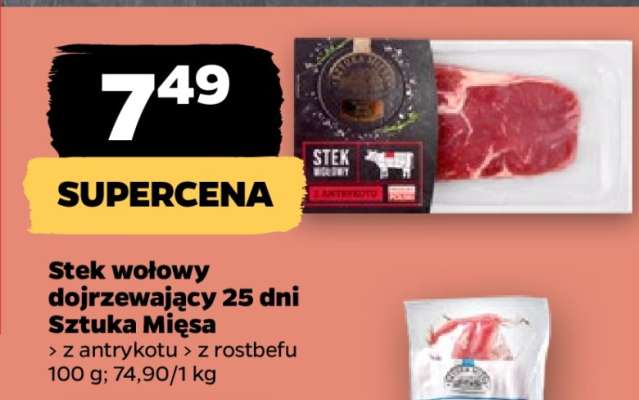 Stek wołowy dojrzewający 25 dni Sztuka Mięsa