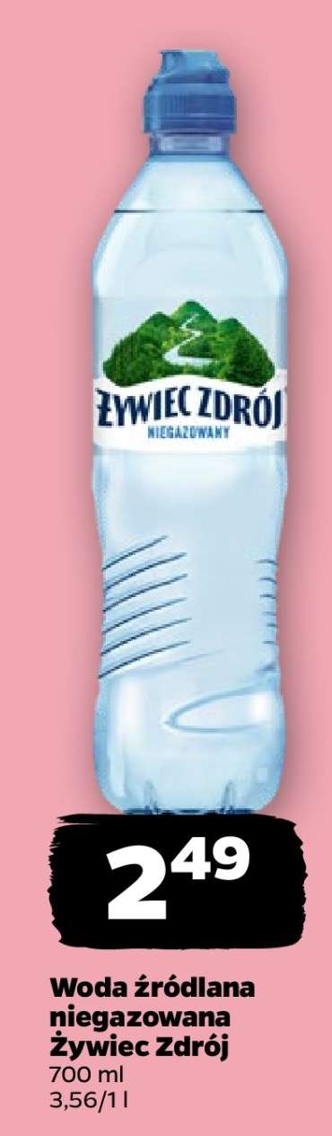 Woda źródlana niegazowana Żywiec Zdrój