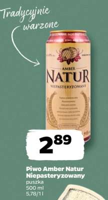 Piwo Amber Natur niepasteryzowany