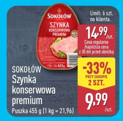 Sokołów Szynka konserwowa premium