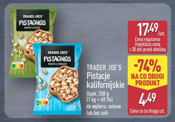 TRADER JOE'S Pistacje kalifornijskie