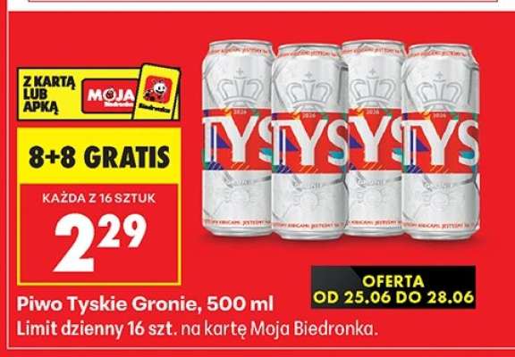 Piwo Tyskie Gronie, 500 ml