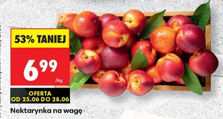Nektarynka na wage