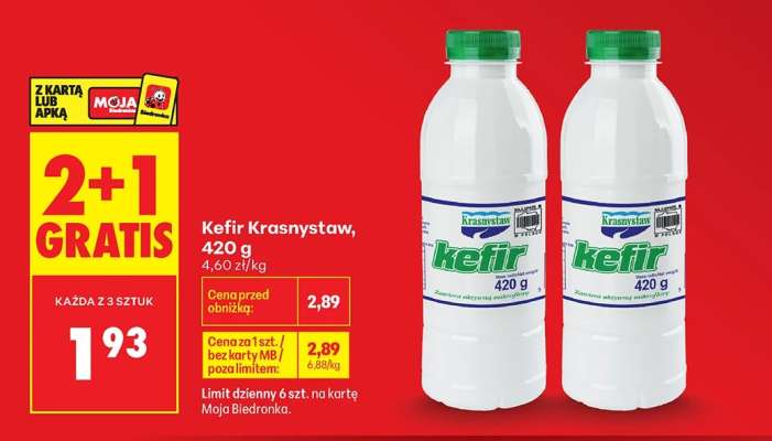 Kefir Krasnystaw, 420 g