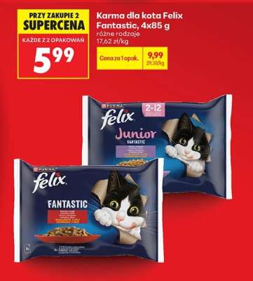 Karma dla kota Felix Fantastic 4x85 g
