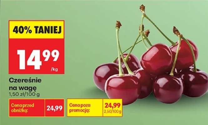 Czereśnie na wagę