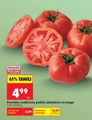 Pomidor malinowy polski układany na wagę