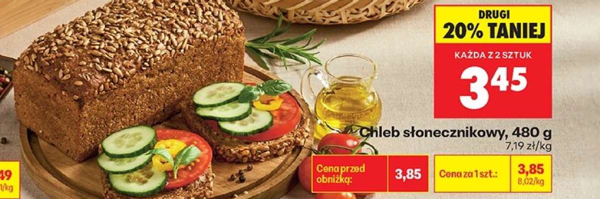 Chleb słonecznikowy 480 g