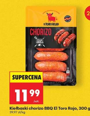 Kiełbaski chorizo BBQ El Toro Rojo, 300 g