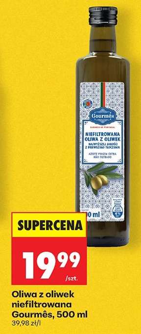 Oliwa z oliwek niefiltrowana Gourmês, 500 ml