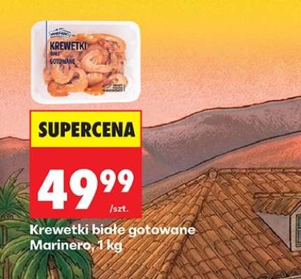 Krewetki białe gotowane Marinero, 1 kg