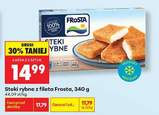 Steki rybne z fileta Frosta 340 g