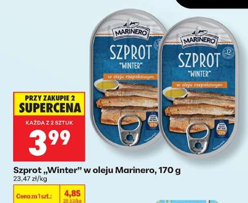 Szprot „Winter” w oleju Marinero, 170 g