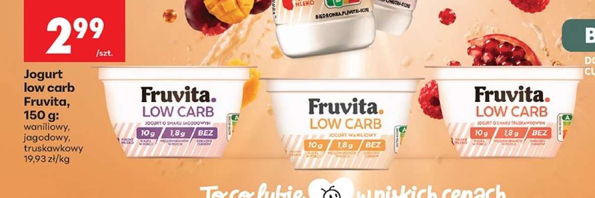 Jogurt low carb Fruvita