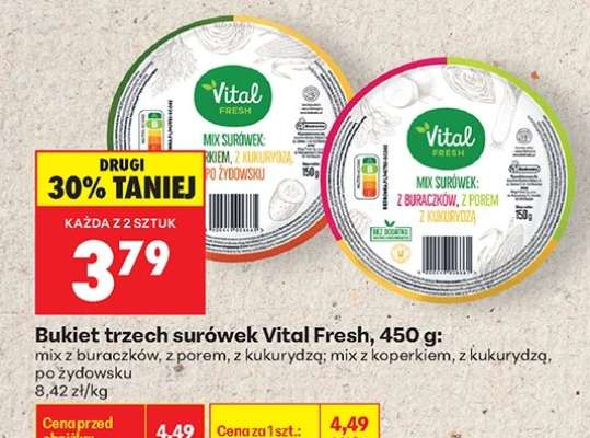 Bukiet trzech surówek Vital Fresh, 450 g